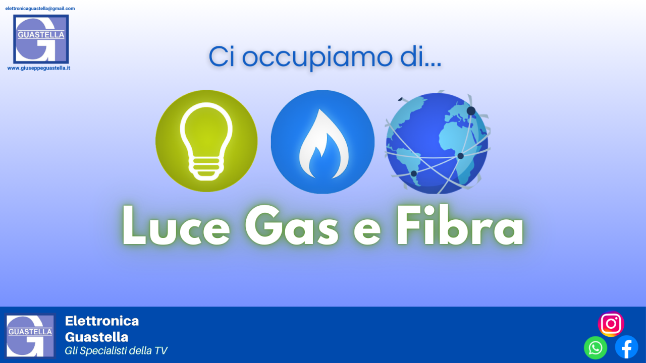 Consulenza e attivazione forniture Luce e Gas