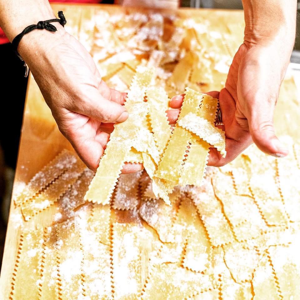 Tagliatelle sfoglia grezza